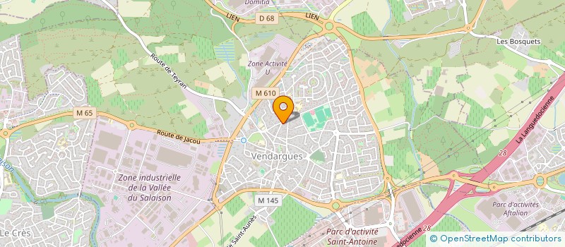 localisation de l'entreprise DAS GARDEN à VENDARGUES