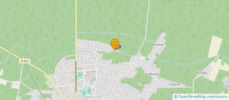 localisation de l'entreprise DAS KINAS  PARENTIS-EN-BORN