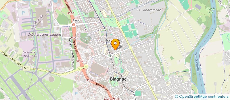 localisation de l'entreprise DAS NEST  BLAGNAC