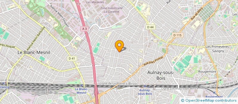 localisation de l'entreprise DAS NEVES à AULNAY-SOUS-BOIS
