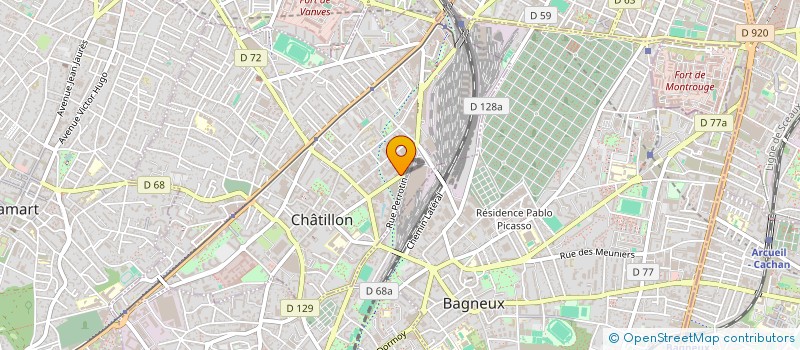 localisation de l'entreprise DAS RAVALEMENT à CHATILLON