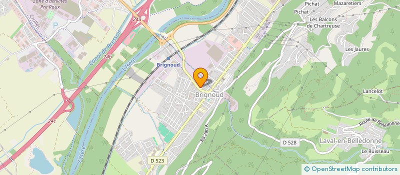 localisation de l'entreprise DAS RENOVATION DES ALPES  VILLARD-BONNOT