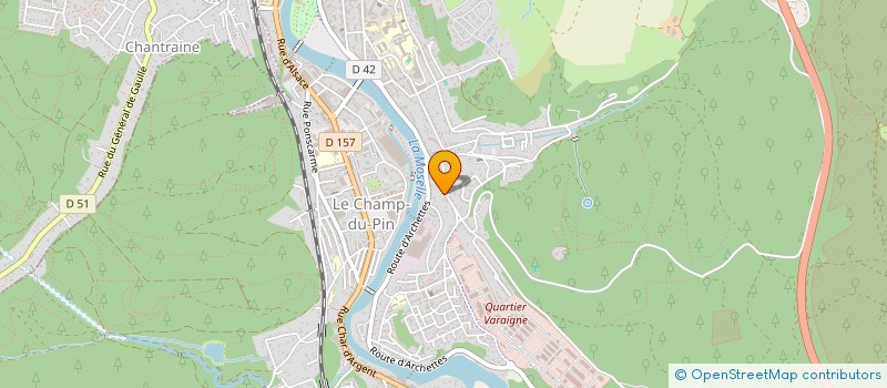 localisation de l'entreprise DASA à EPINAL