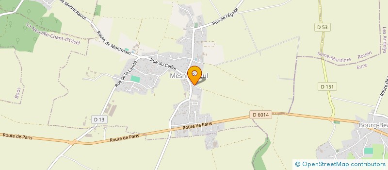 localisation de l'entreprise DASACIT à MESNIL-RAOUL