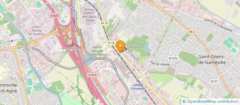 localisation de l'entreprise DASALELO  LABEGE