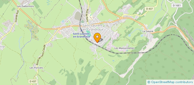 localisation de l'entreprise DASAN  SAINT-LAURENT-EN-GRANDVAUX