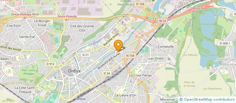 localisation de l'entreprise DASER INDUSTRIES à DREUX
