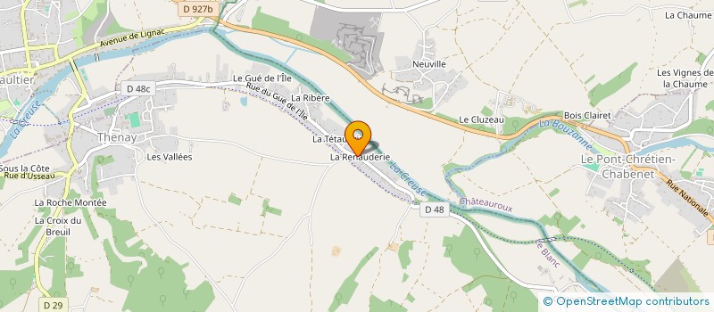 localisation de l'entreprise DASFER à THENAY