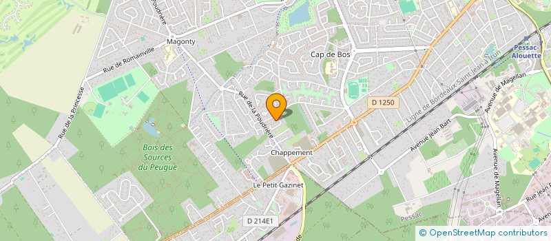 localisation de l'entreprise DASG à PESSAC