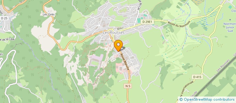 localisation de l'entreprise DASHOU-TISHOU  LES ROUSSES