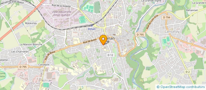 localisation de l'entreprise DASICA à DINAN