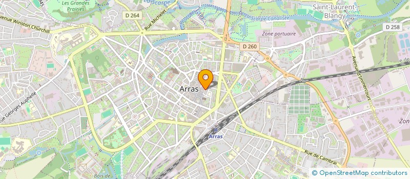localisation de l'entreprise DASIGA - ECOLE DE LANGUES à ARRAS