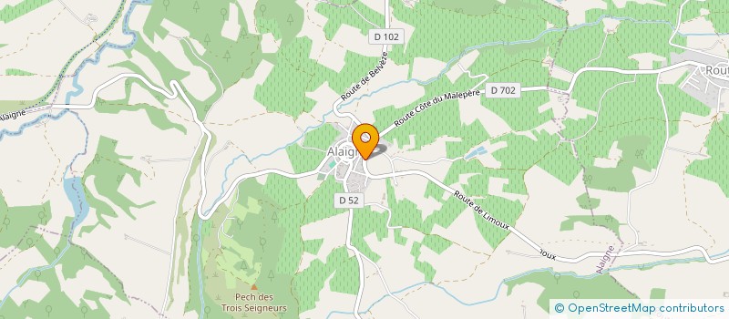 localisation de l'entreprise DASILVA  CAILHAU