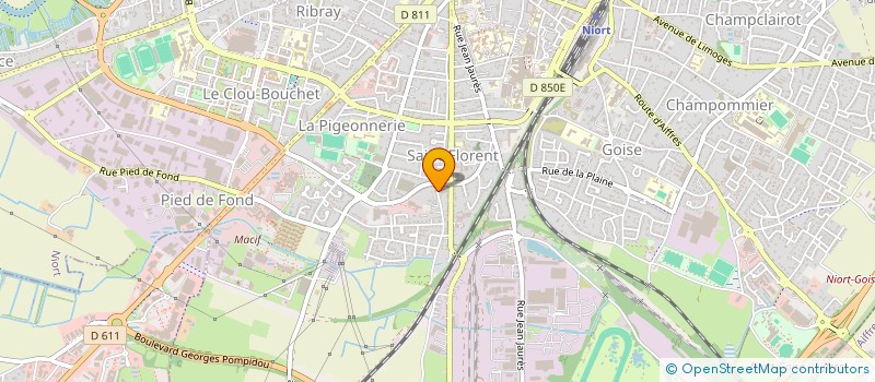 localisation de l'entreprise DASIM à NIORT