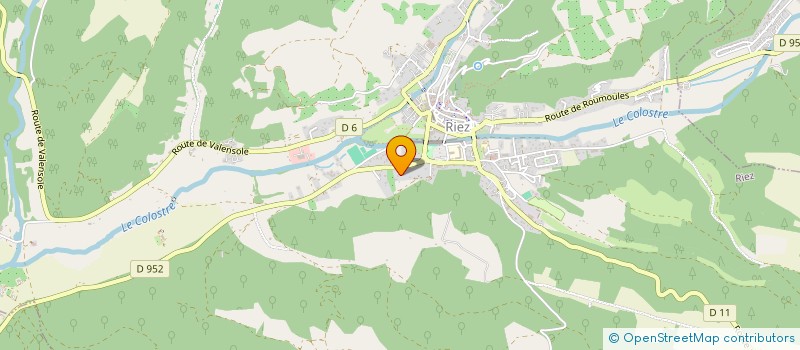 localisation de l'entreprise DASIMA RIEZ  RIEZ