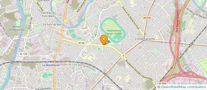 localisation de l'entreprise DASK à MARCQ-EN-BARŒUL