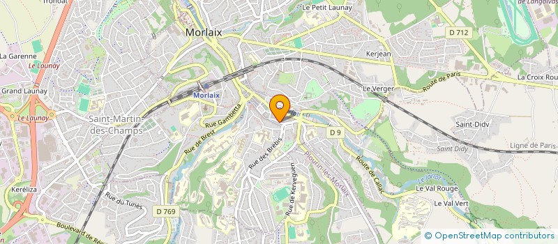 localisation de l'entreprise DASKOR BREIZH à MORLAIX