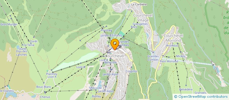 localisation de l'entreprise DASL à COURCHEVEL