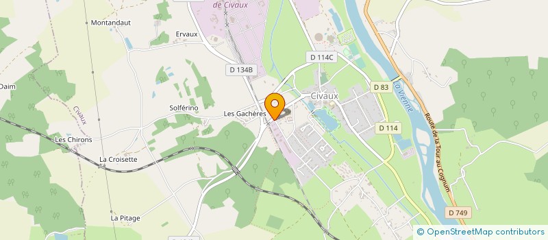 localisation de l'entreprise DASL FISHING  CIVAUX