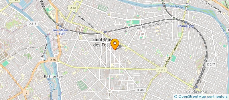 localisation de l'entreprise DASO à SAINT-MAUR-DES-FOSSES