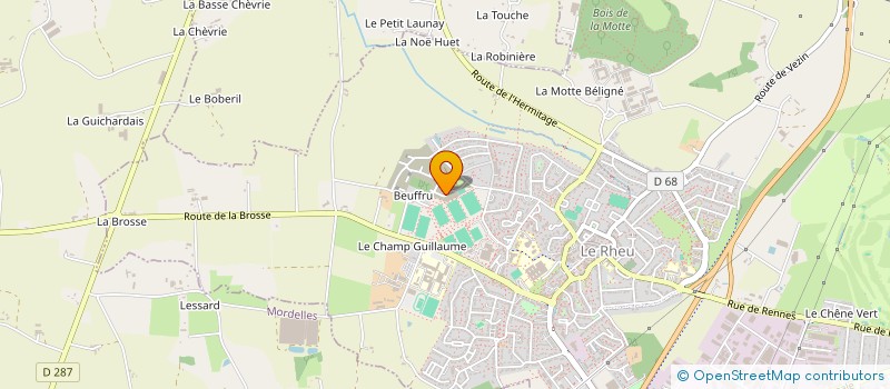 localisation de l'entreprise DASO à LE RHEU