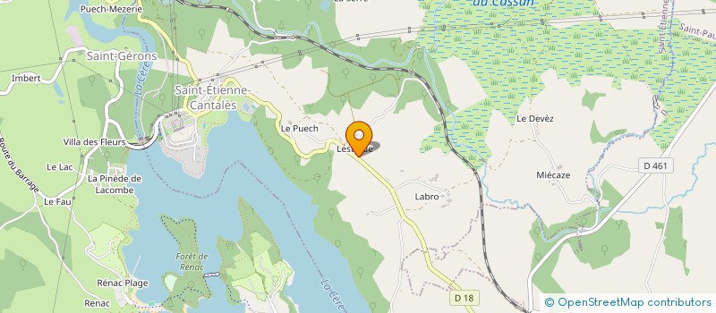 localisation de l'entreprise DASO-CONSULTING  SAINT-ETIENNE-CANTALES