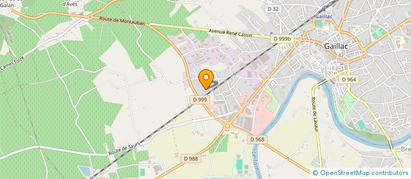 localisation de l'entreprise DASOLLE à GAILLAC