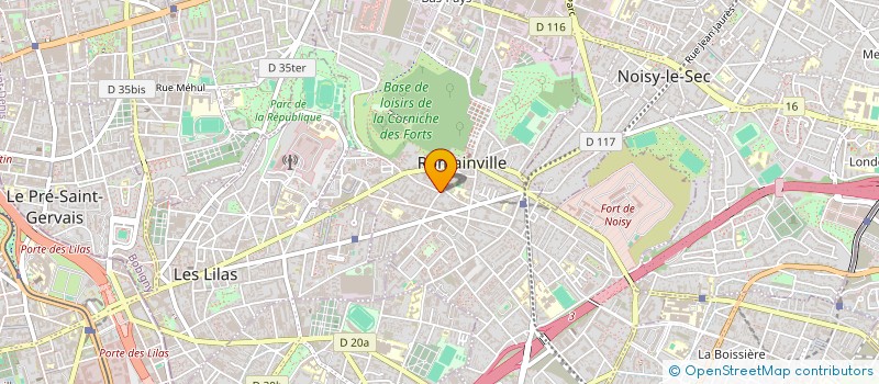 localisation de l'entreprise DASPREMONT BOISSON à ROMAINVILLE