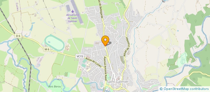 localisation de l'entreprise DASSAND SCI  SAINT-GALMIER
