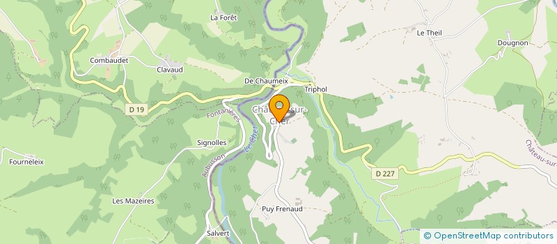 localisation de l'entreprise DASSAUD PHILIPPE ET MAGALI à SAINT MAURICE PRES PIONSAT