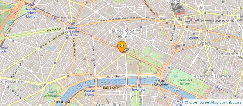 localisation de l'entreprise DASSAULT INVEST 2  PARIS