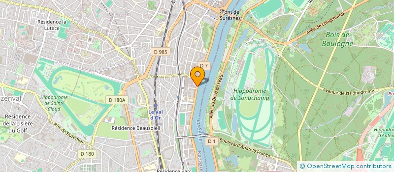 localisation de l'entreprise DASSAULT REASSURANCE à SAINT-CLOUD