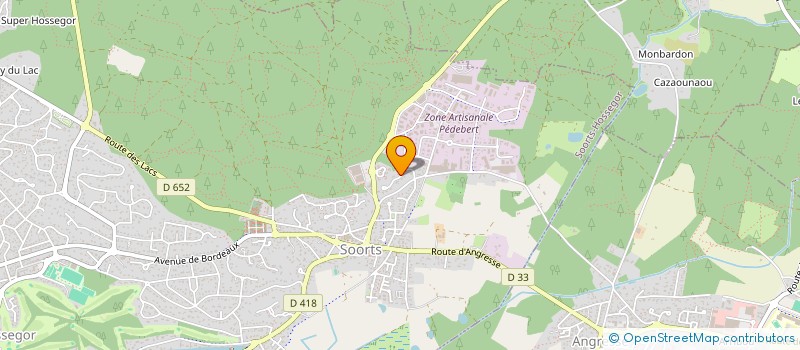 localisation de l'entreprise DASSE  SOORTS-HOSSEGOR