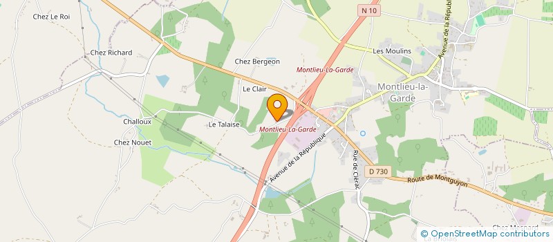 localisation de l'entreprise DASSELEC  MONTLIEU-LA-GARDE