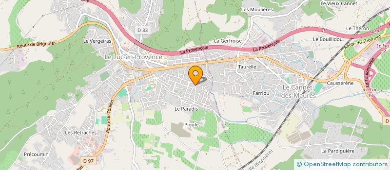 localisation de l'entreprise DASSIA  LE LUC