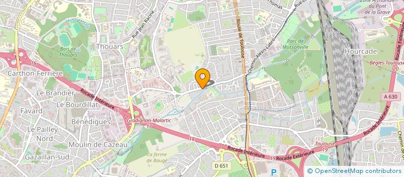 localisation de l'entreprise DASSIE IMMO  VILLENAVE-D'ORNON