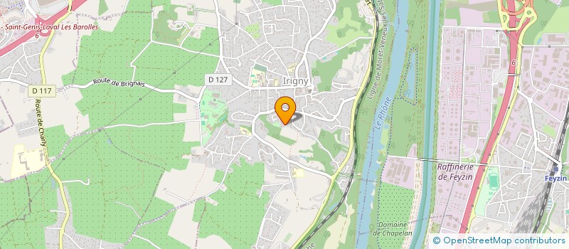 localisation de l'entreprise DASSOL IMMO  IRIGNY