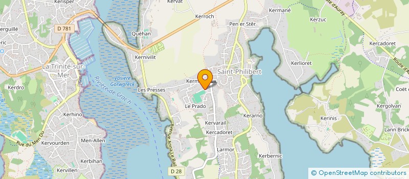 localisation de l'entreprise DASSON SANT FILIBER  SAINT-PHILIBERT