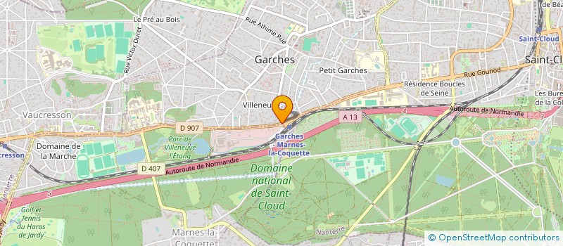 localisation de l'entreprise DASSPOT TRADING à GARCHES