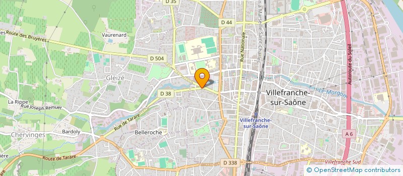 localisation de l'entreprise DASSY à VILLEFRANCHE-SUR-SAONE