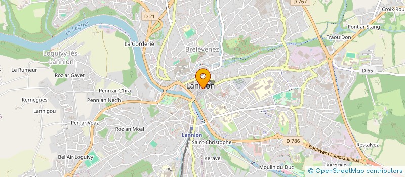 localisation de l'entreprise DASSYLE à LANNION