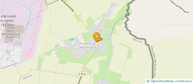 localisation de l'entreprise DASSYMAT à SEBOURG