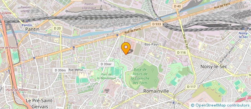localisation de l'entreprise DAST à ROMAINVILLE