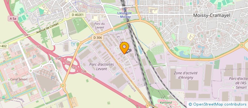 localisation de l'entreprise DASTAN IMMOBILIER à MOISSY-CRAMAYEL