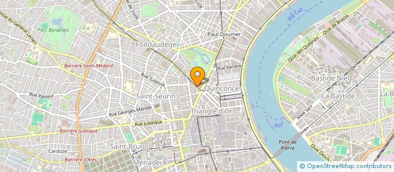 localisation de l'entreprise DASTARAC SA à BORDEAUX