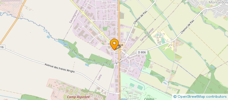 localisation de l'entreprise DASTE FRERES DISTRIBUTION  SERRES-CASTET