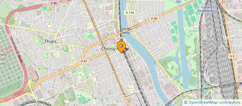 localisation de l'entreprise DASTIMMO  CHOISY-LE-ROI