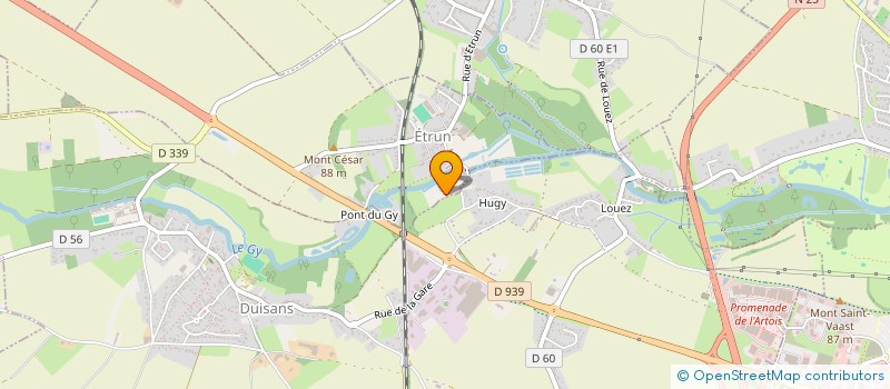 localisation de l'entreprise DASW  ETRUN