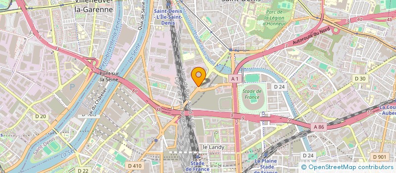localisation de l'entreprise DASY LOGISTICS à SAINT-DENIS