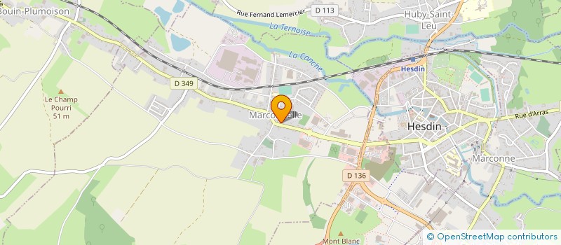 localisation de l'entreprise DASYL à MARCONNELLE